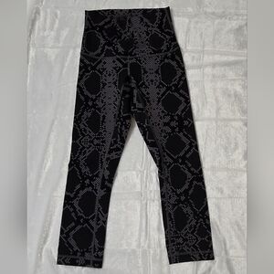 lululemon athletica Black Patterned Leggings